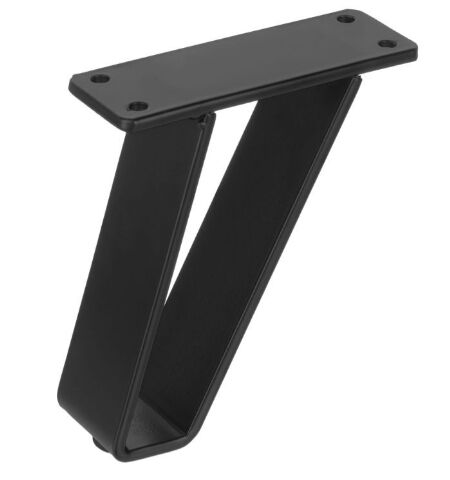 Noha nábytková GS46 H130 mm, černá matná