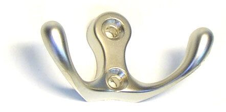 Věšák Dvojháček 20 satin nikl