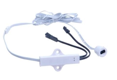 LED čidlo IR (skříňové čidlo) mini s AMP konektorem, 12-24V, bílý