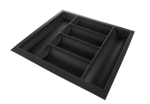 Příborník do zásuvky 50 (422x474 mm), Globe softTouch, černá