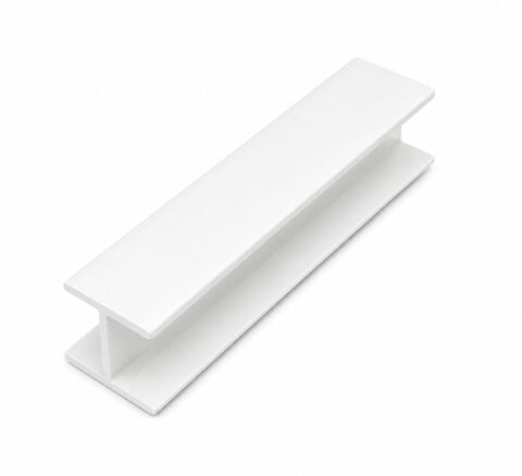 Sokl 100 mm - spojka H -  bílá