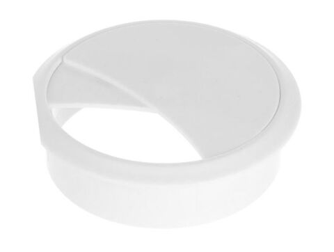 Průchodka kabelová plastová pr.70mm, bílá