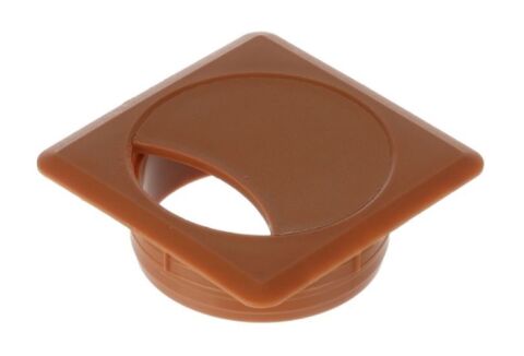 Průchodka kabelová čtvercová, plast, pr.60mm, olše