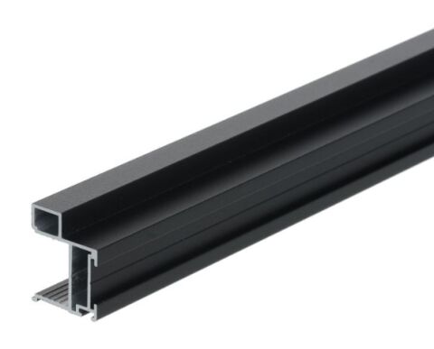 Úchytový profil VR31 P12 (18 mm), rám, 2700 mm, matná černá