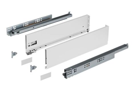 Smartbox Line 18 PUSH  soft closing, střední H128, L500, bílý