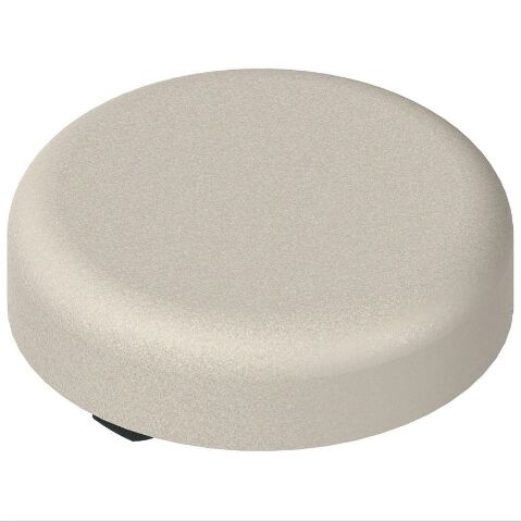 Blum krytka misky pro závěsy na sklo, kulatá,  matný nikl