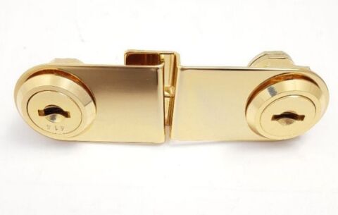 Zámek nábytkový na sklo ARMSTRONG GD 410-2 2/2 Mosaz