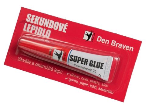 Den Braven - Sekundové lepidlo SUPER GLUE - 3g
