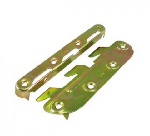 Kování na postel, boční, SADA 4ks, nikl