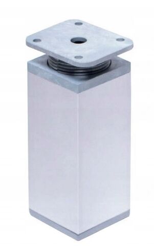 Noha nábytková hranatá, H100/D40x40, eloxovaný hliník