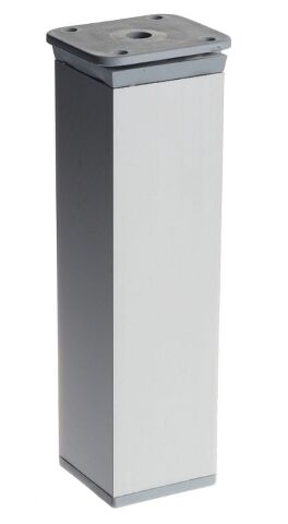 Noha nábytková hranatá, H150/D40x40, eloxovaný hliník