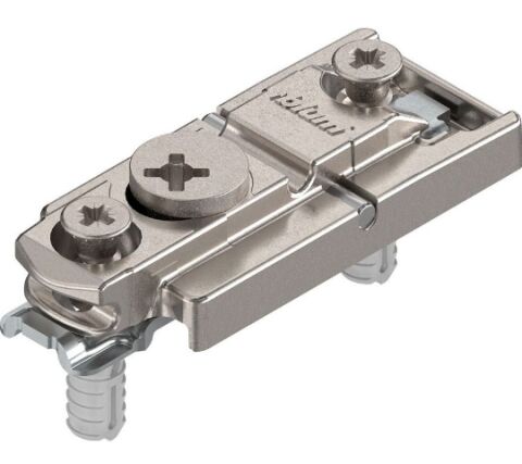 Blum přímá/rovná montážní podložka CLIP s excentrem, expando, na vrut, 20/32mm