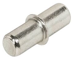 Policová podpěrka, kolíček, 5/5 x 16 NIKL