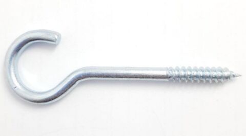 Hák lustrový, 80 mm, zinek