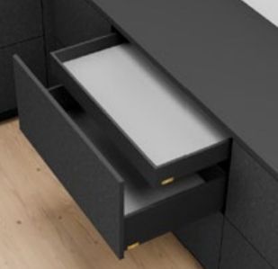 Legrabox 270 M SET Karbonově černá, Blumotion nebo TOB 40kg, Vnitřní